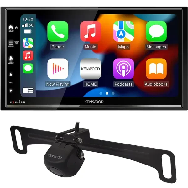 Kenwood DMX809S 6.8” Touchscreen Receiver w/ 128° Backup Camera