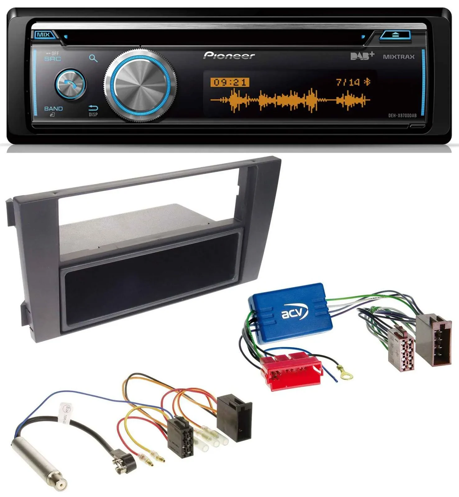 Pioneer MP3 DAB USB CD Bluetooth Autoradio für Audi A6 C5 01-05 Symphony Aktivsy