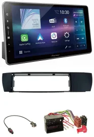 Pioneer Bluetooth USB DAB MP3 Autoradio für BMW X3 (E83 2004-2010) seitlich