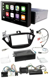 Pioneer Bluetooth Lenkrad DAB USB Autoradio für Opel Adam Corsa E ab 2013 PDC