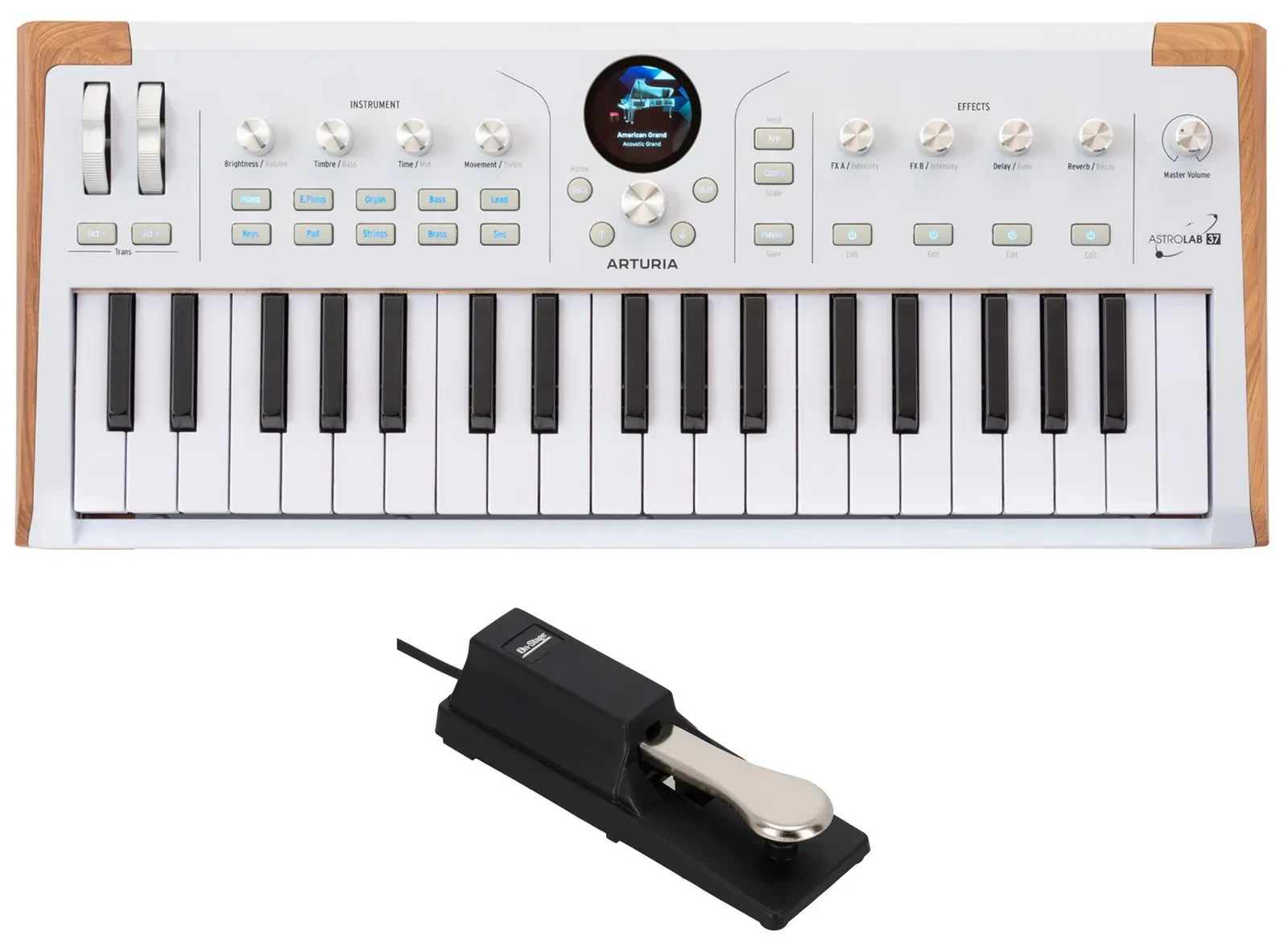Arturia ASTROLAB 37 Key Stage Keyboard w/MIDI/USB/Bluetooth/Wifi+Sustain Pedal