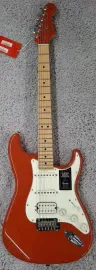 Fender Limited Player Stratocaster HSS, Fiesta Red w/ Matching Headstock - Demo