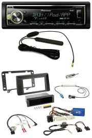 Автомагнитола Pioneer CD/USB MP3 DAB для Dacia Duster (с 2021) с поддержкой управления на руле