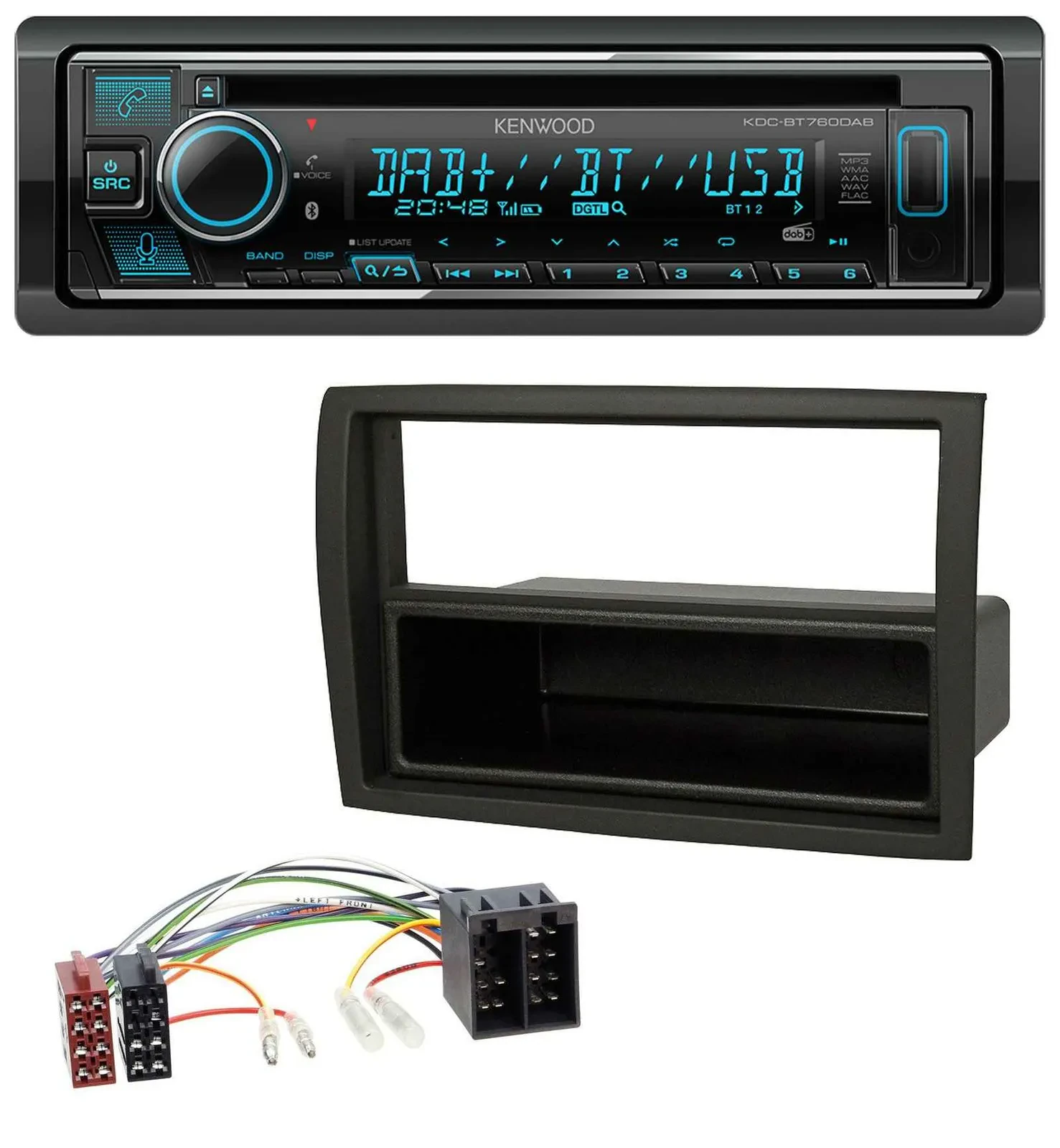 Kenwood MP3 Bluetooth DAB USB CD Autoradio für Citroen Jumper Fiat Ducato Peugeo