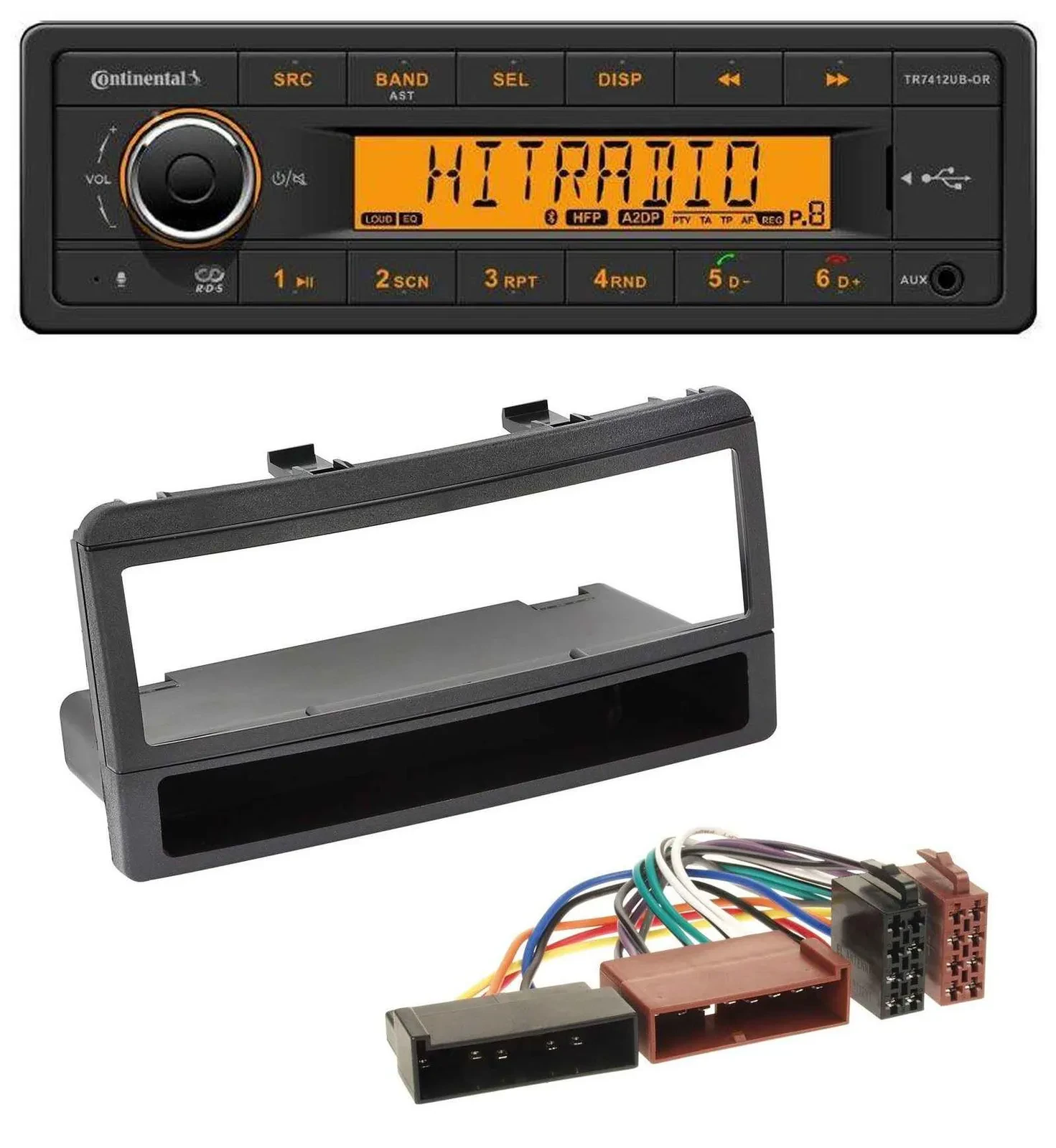 Continental MP3 Bluetooth AUX USB Autoradio für Ford Mondeo 96-02 Puma Transit A