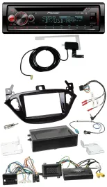 Pioneer DAB CD Lenkrad USB Bluetooth Autoradio für Opel Adam Corsa E ab 2013 PDC