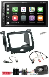 Pioneer USB Lenkrad DAB 2DIN Bluetooth Autoradio für Hyundai i10 09-13 Rubber To