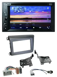 Автомагнитола Pioneer 2-DIN Bluetooth USB DVD DAB MP3 для Honda Civic (US) 2012