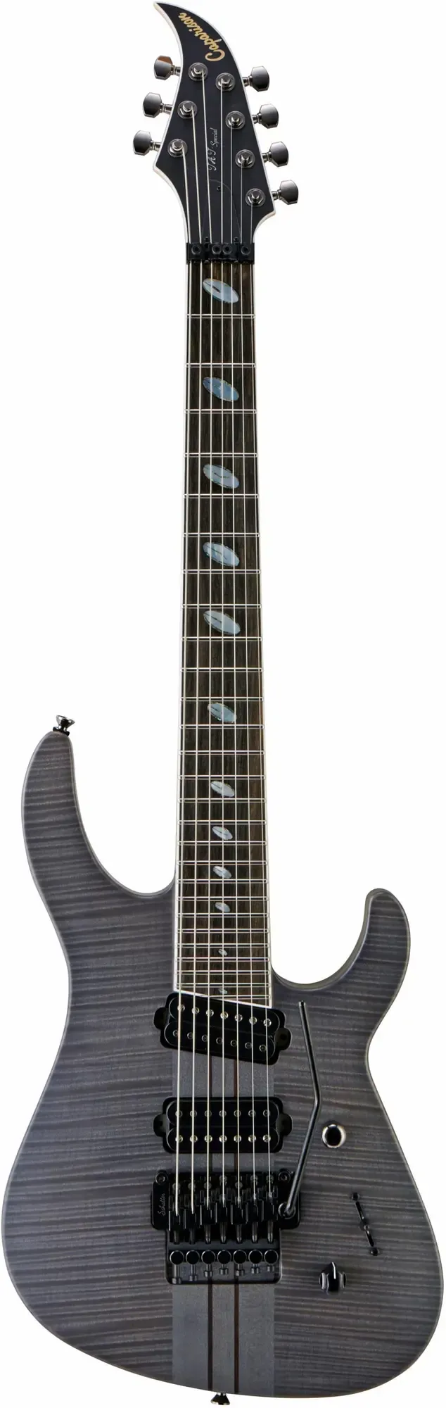 Электрогитара Caparison TAT Special 7 FM Transparent Black Stain Matt