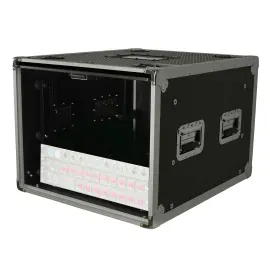 ProX XS-SLAM8U20 8U Vertical Shockmount Rack Case 20" Depth with Doors idjnow