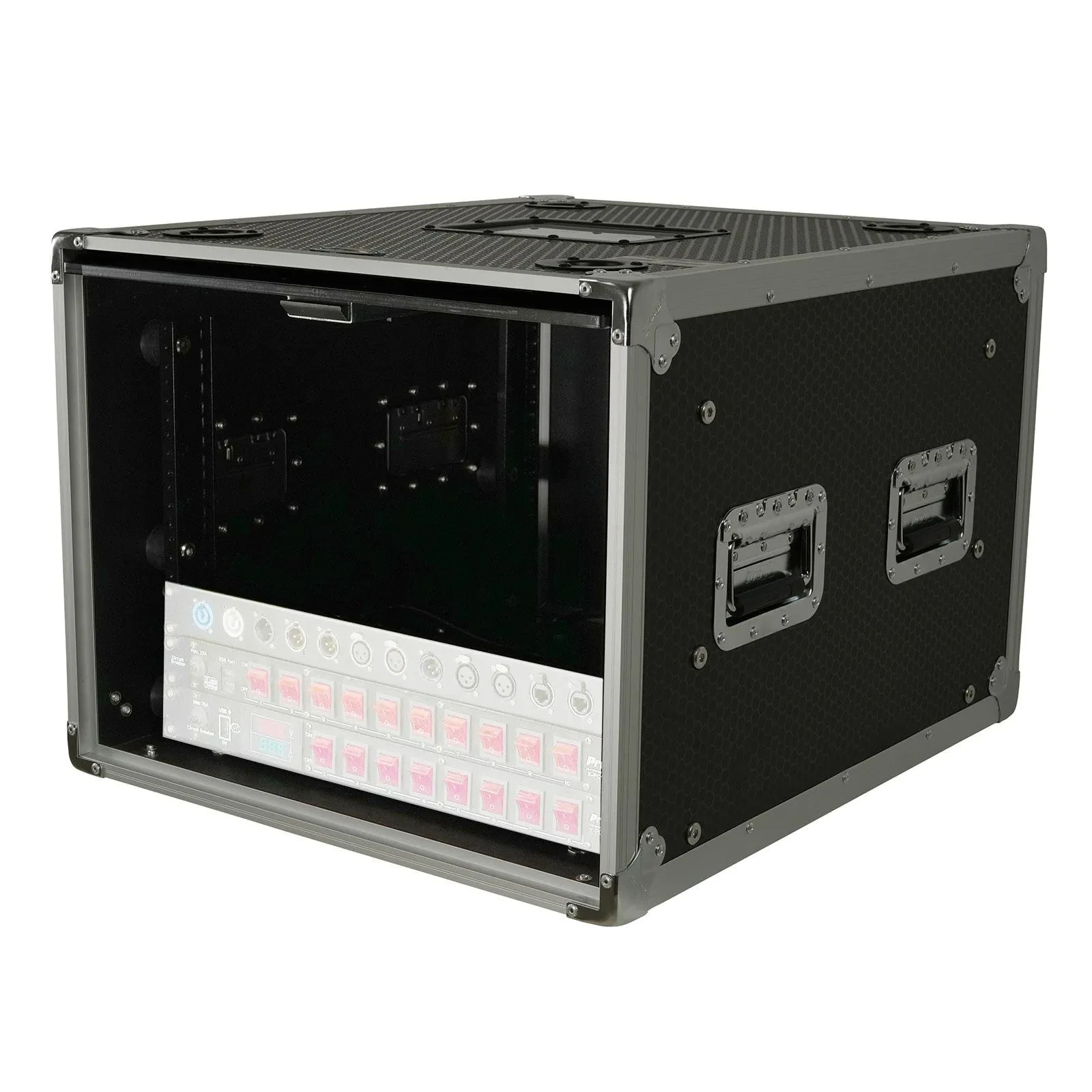 ProX XS-SLAM8U20 8U Vertical Shockmount Rack Case 20" Depth with Doors idjnow