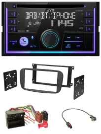 JVC MP3 USB 2DIN DAB Bluetooth CD Autoradio für Ford Focus C-Max Galaxy ab 2007