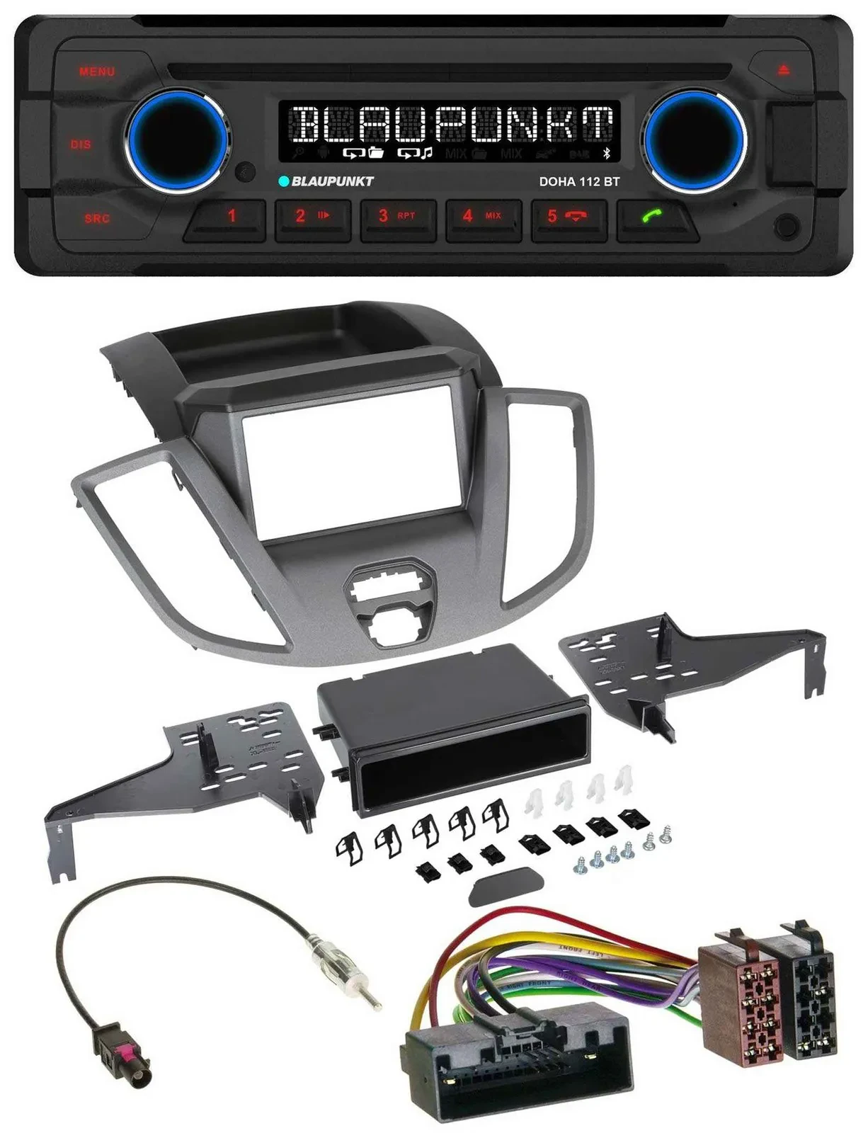 Blaupunkt AUX MP3 CD Bluetooth USB Autoradio für Ford Transit V363 (2014-2018)