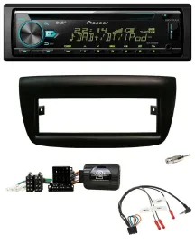 Pioneer DAB Lenkrad CD USB Bluetooth Autoradio für Fiat Doblo 2012-2015 schwarz
