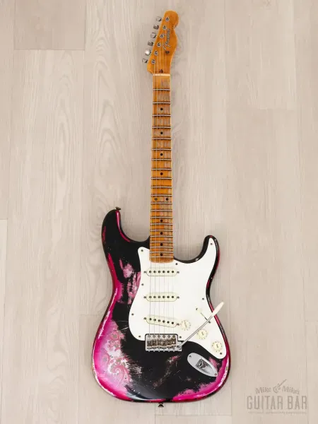 Электрогитара Fender Custom Shop Mischief Maker Stratocaster SSS Heavy Relic Over Pink Paisley w/case USA 2023