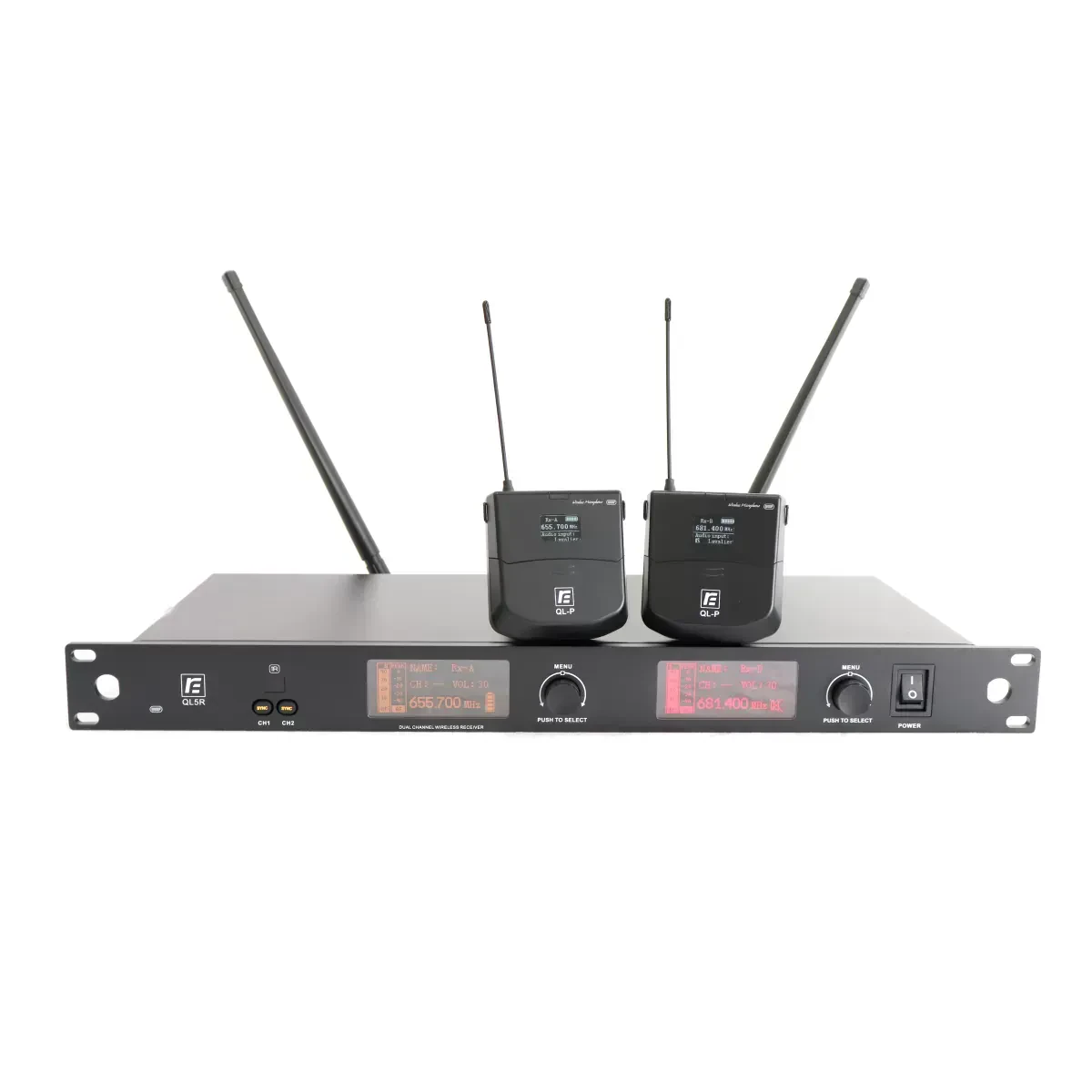 Микрофонная радиосистема RFIntell QL5R/QL-P-B