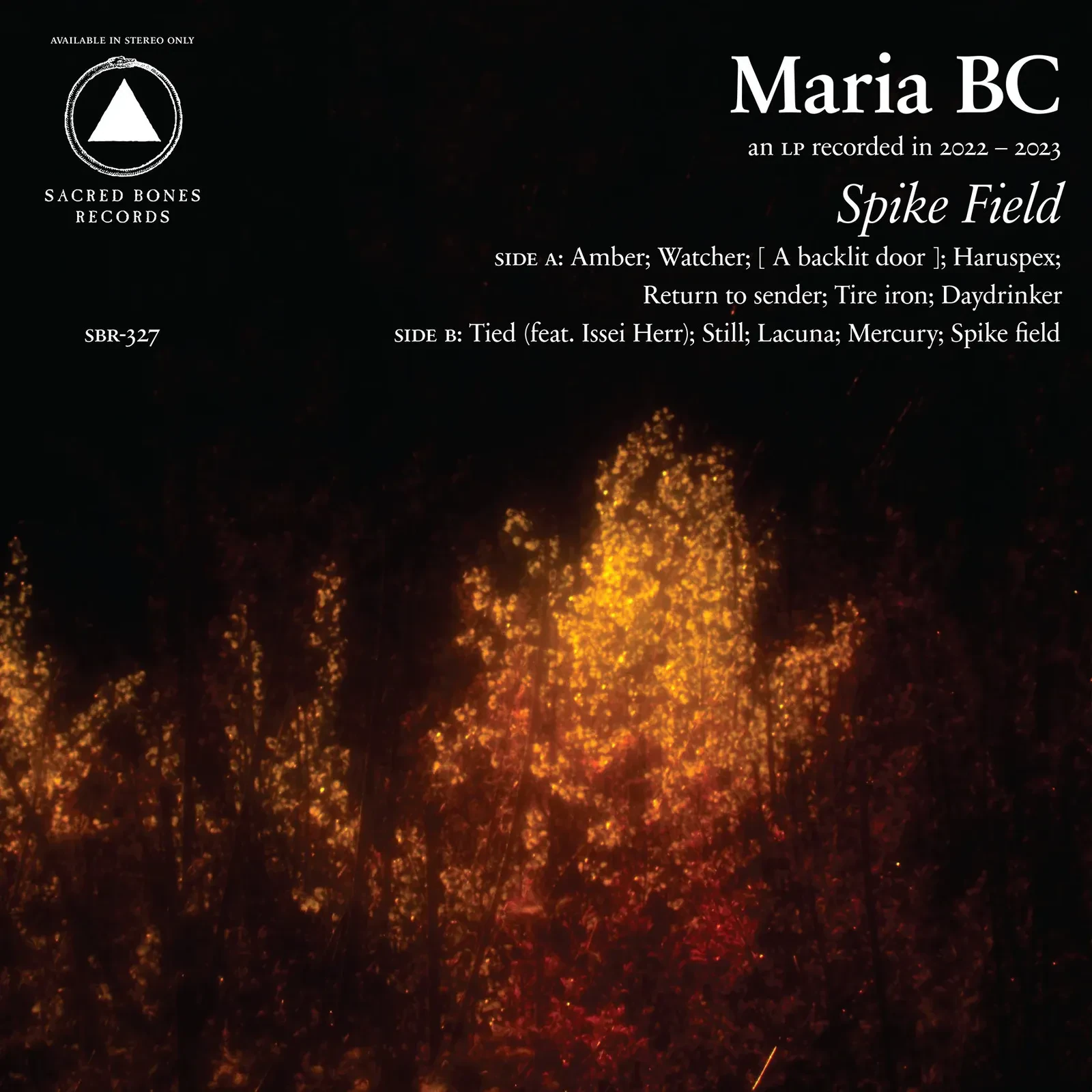 Виниловая пластинка Maria BC – Spike Field Релиз 2023 Sealed