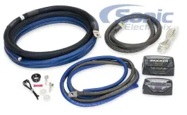 Kicker PKD1 Power 1/0 Gauge Amplifier Kit - Sonic Electronix