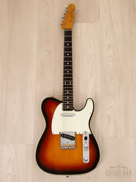 Электрогитара Fender 1962 Telecaster Custom TL62B-70 SS Sunburst w/gigbag Japan 1989