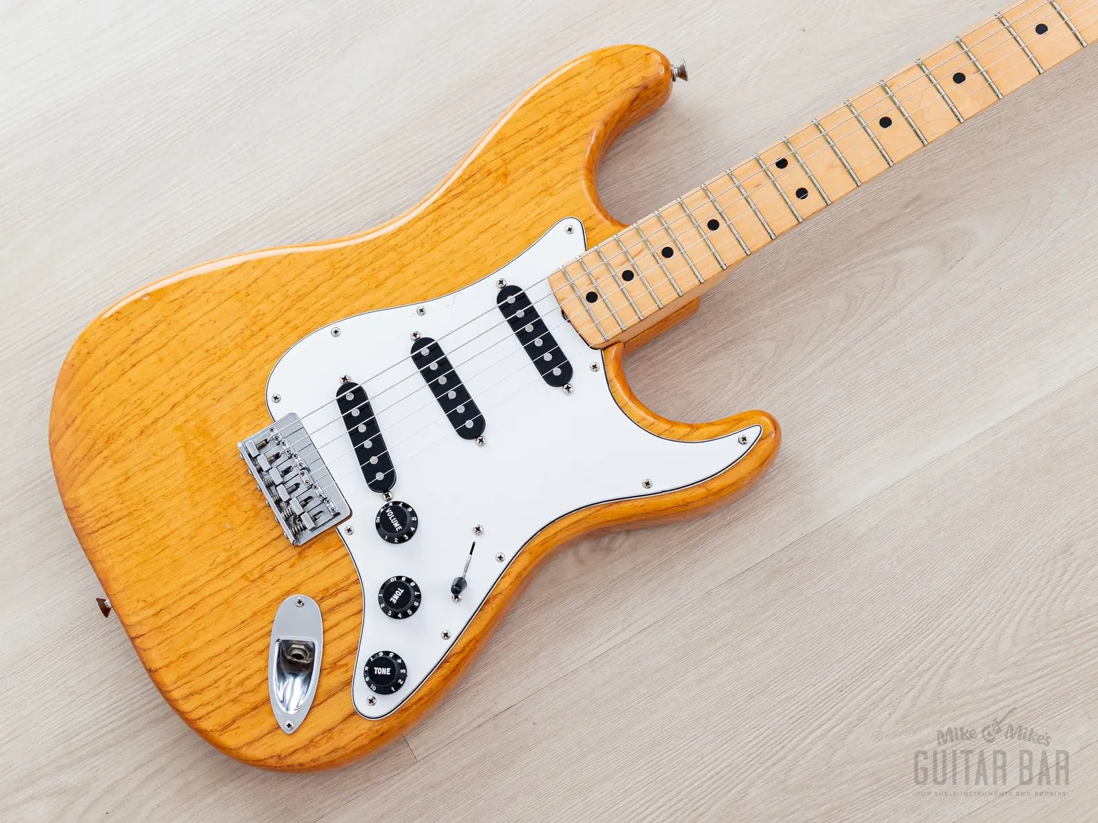 1979 Fender Stratocaster Hardtail Vintage Guitar Natural w/ Case, Featherweight