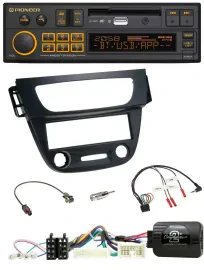 Автомагнитола для Renault Megane/Fluence 2012–2014 Pioneer DAB, USB, Bluetooth, поддержка кнопок на руле