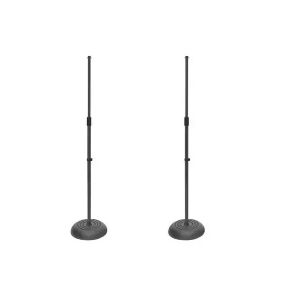 Стойка для микрофона OnStage MS7201B Round Base Microphone Stand Black (пара)
