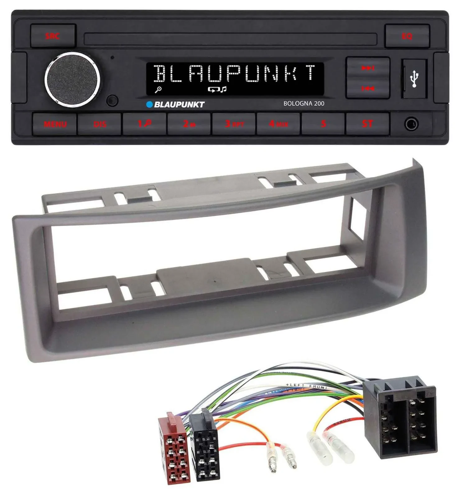 Автомагнитола Blaupunkt 1-DIN MP3 USB AUX для Renault Megane/Scenic/Classic/Cabrio