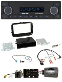 Blaupunkt DAB USB Bluetooth Lenkrad Autoradio für Alfa Giulietta 13-21 piano-sch