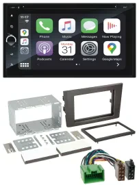 Blaupunkt 2DIN Bluetooth DAB USB DVD MP3 Autoradio für Volvo XC 90 07-14 16 Pin