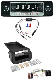 Dietz MP3 DAB Bluetooth USB Autoradio für FIAT Fiorino (ab 2008)