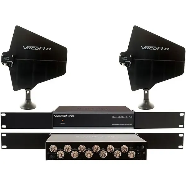 VocoPro Professional Antenna Distribution System w/2 Active Directional Antenna