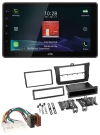 JVC DAB MP3 Bluetooth USB Autoradio für Toyota Corolla ab 2009 schwarz