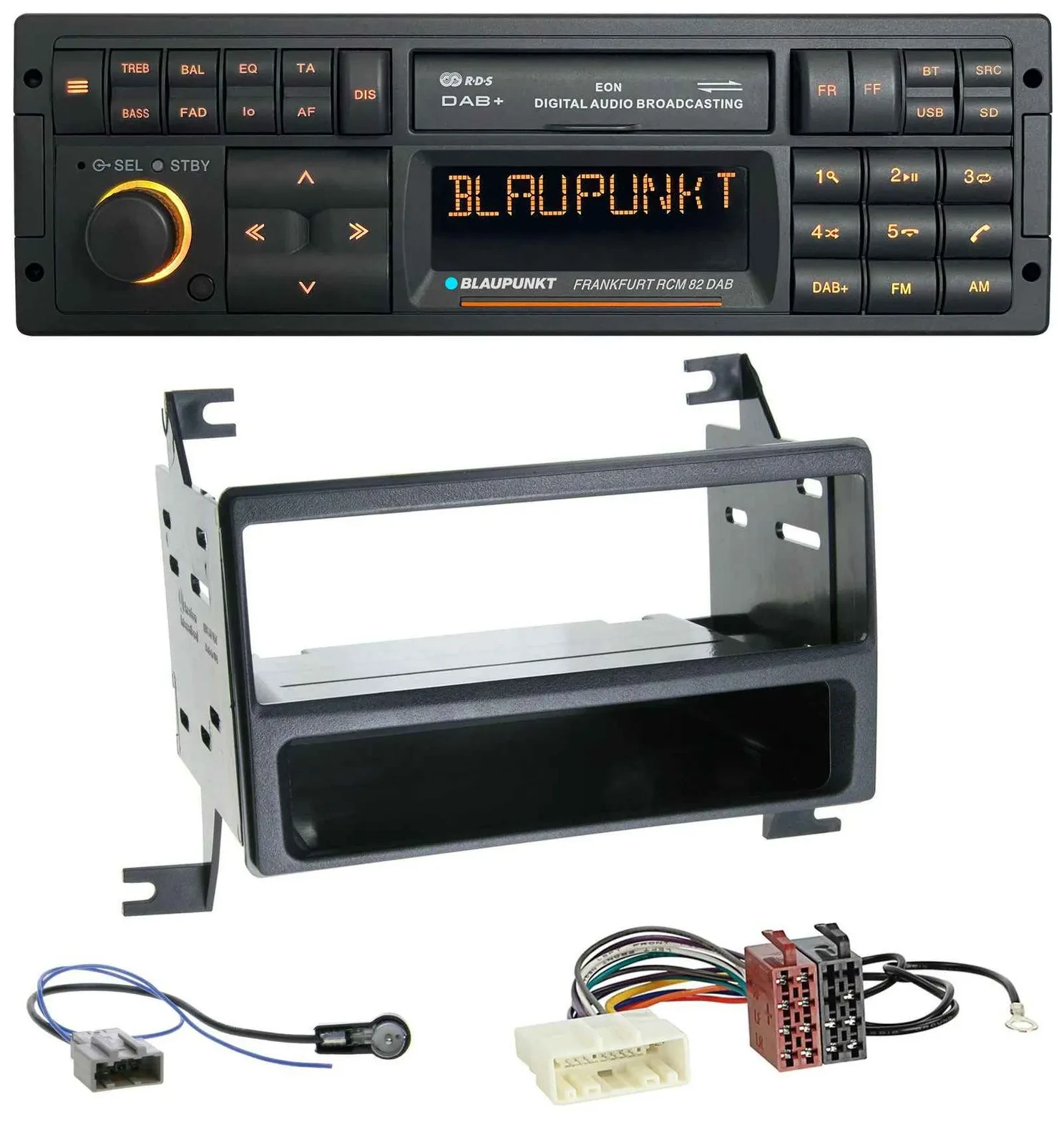 Blaupunkt USB DAB SD MP3 Bluetooth Autoradio für Nissan Juke (J15, 2010-2014)