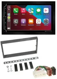 ESX 2DIN DAB USB MP3 Bluetooth Autoradio für SSangYong Kyron ab 2005