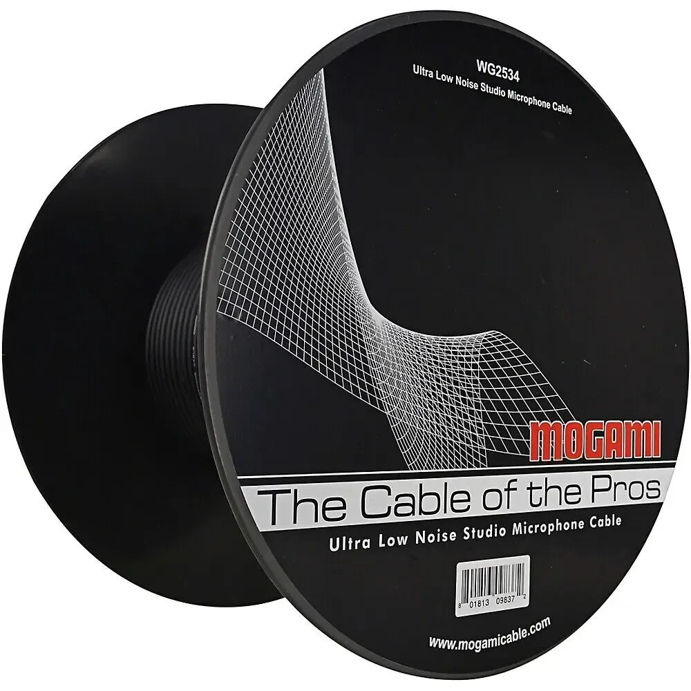 Кабель в бухте Mogami WG253400656 Black 61 м