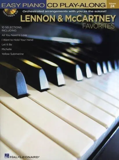 Ноты MusicSales EASY PIANO CD PLAY-ALONG VOLUME 24 LENNON/MCCARTNY