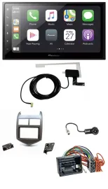 Pioneer USB MP3 2DIN Bluetooth DAB Autoradio für Chevrolet Aveo Sonic ab 2011 du