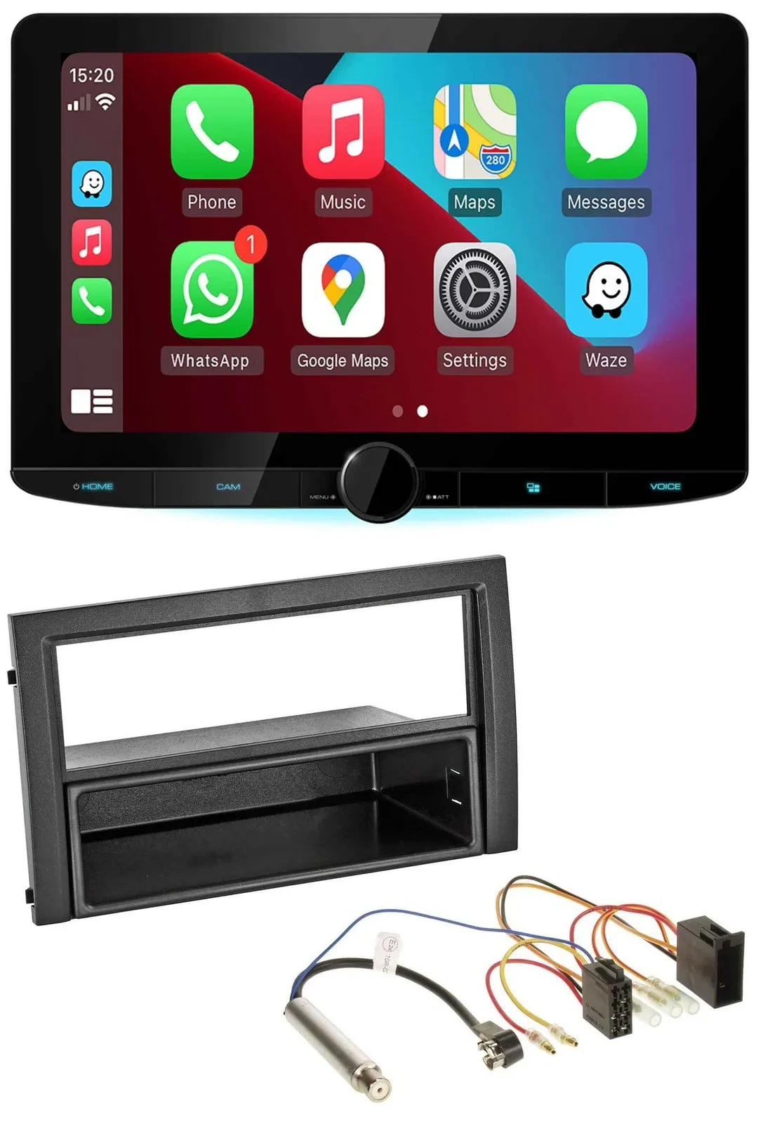 Kenwood MP3 USB DAB Bluetooth Autoradio für Skoda Fabia 2004-2007 6Y Facelift IS