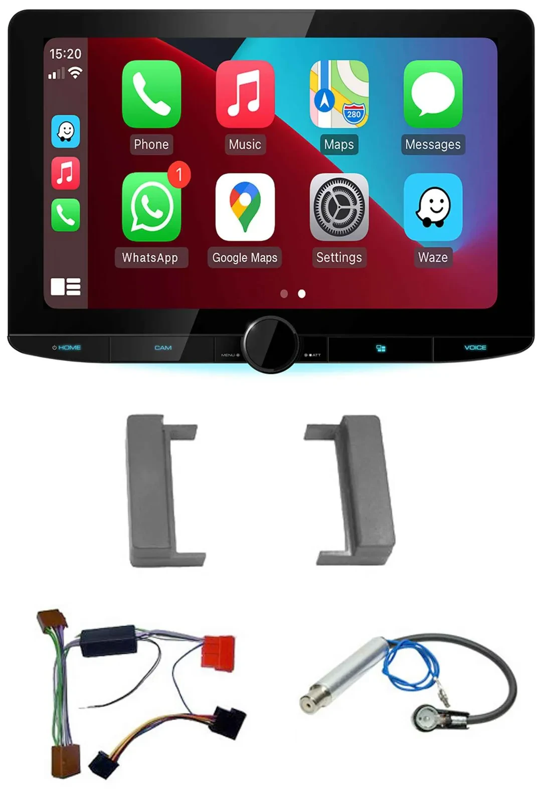 Kenwood MP3 USB DAB Bluetooth Autoradio für Audi A2 A3 8L A4 B5 TT 99-06 Aktivsy