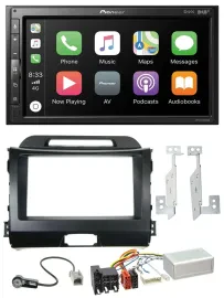 Pioneer USB Lenkrad DAB 2DIN Bluetooth Autoradio für Kia Sportage 3 10-15 Navi s