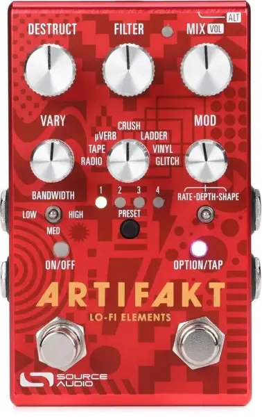 Source Audio Artifakt Lo-fi Elements Lo-Fi Effects Pedal