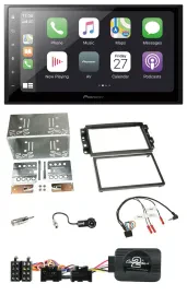 Pioneer Lenkrad Bluetooth DAB 2DIN USB Autoradio für Chevrolet Aveo Captiva 2006