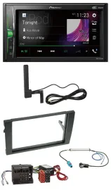 Pioneer MP3 DAB AUX 2DIN Bluetooth Autoradio für Audi A4 B7 04-08 Aktivsystem MO