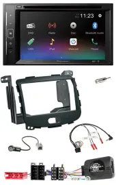 Pioneer Bluetooth Lenkrad USB 2DIN DAB DVD Autoradio für Hyundai i10 09-13 Rubbe