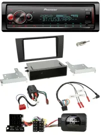 Pioneer Bluetooth USB Lenkrad DAB Autoradio für Audi A4 B5 1999-2001 BOSE Vollak
