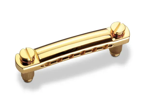 Бридж фиксированный Schaller Stop Tailpiece Gold