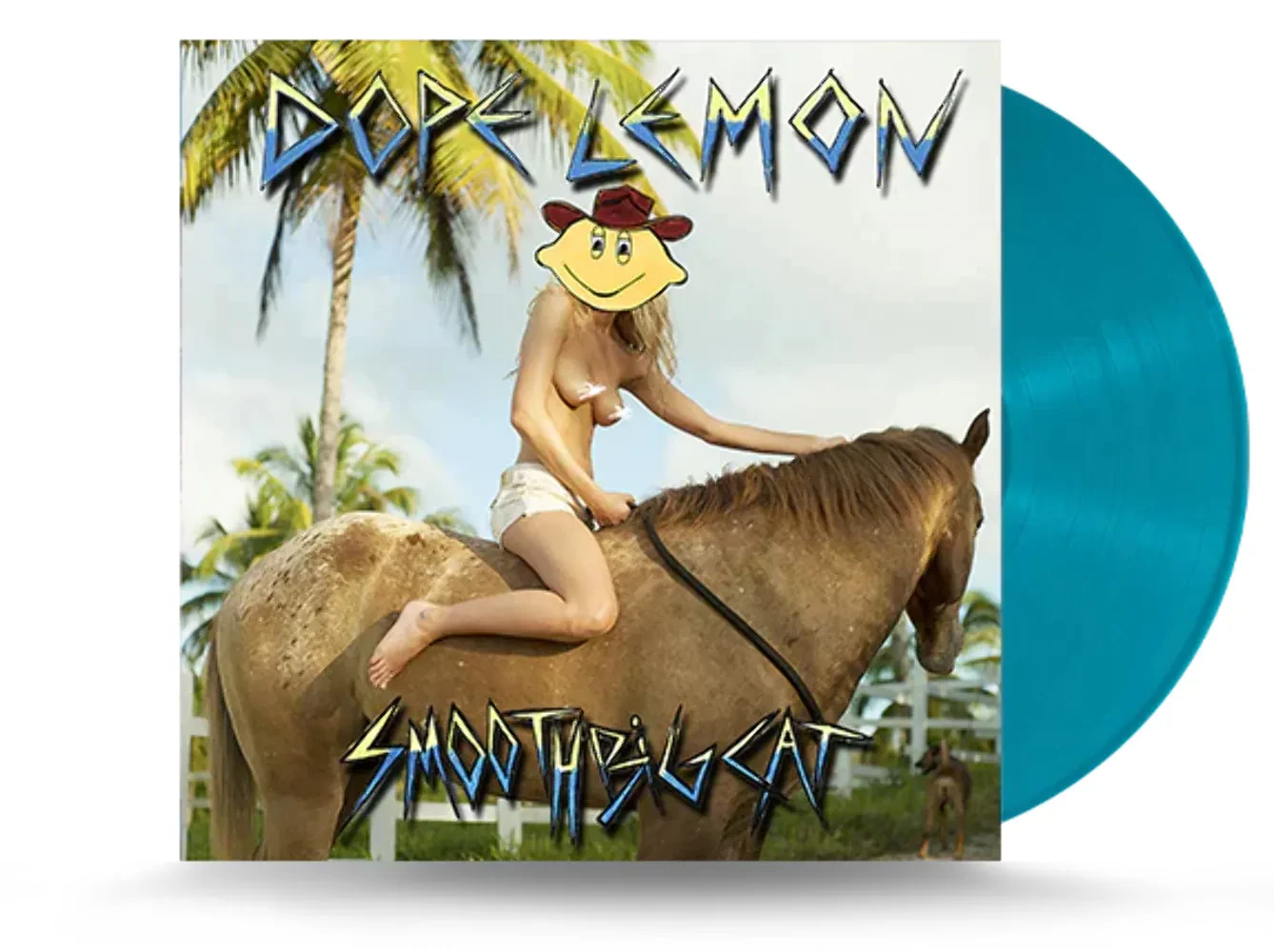 Виниловая пластинка Dope Lemon - Smooth Big Cat [Turquoise Vinyl] NEW Sealed Vinyl