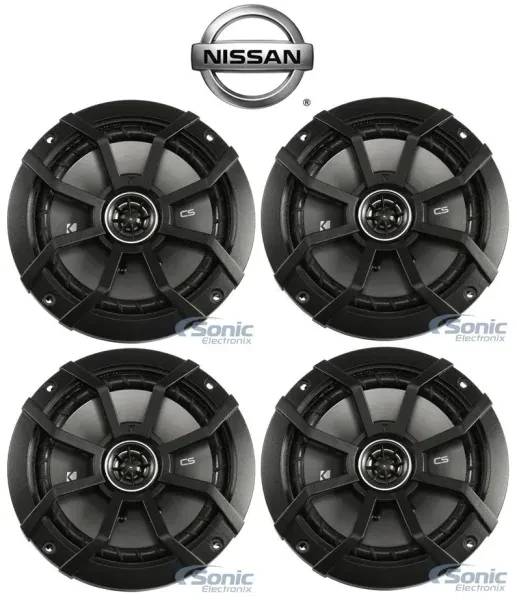 Kicker CS 6.5" Front+Rear Car Speaker Replacement For 2007-2011 Nissan Versa