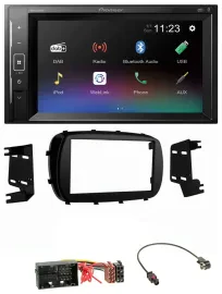 Pioneer DAB MP3 2DIN Bluetooth USB Autoradio für Fiat 500X (ab 2015)