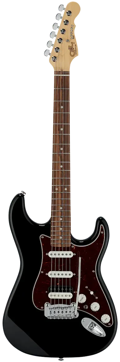 Электрогитара G&L Fullerton Deluxe Legacy HB Jet Black